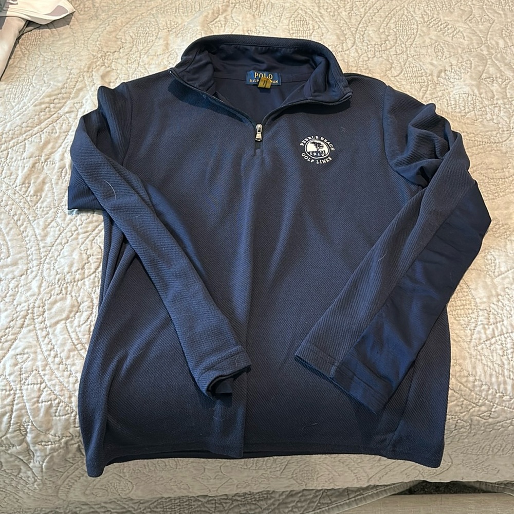 Pebble beach golf quarter zip.
